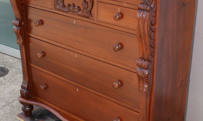Victorian Cedar Tallboy 3