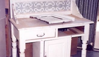 before shot of kauri washstand 33