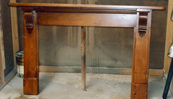 Country fireplace Mantle 4
