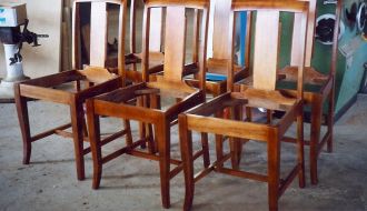 Set of 1950′s side chairs