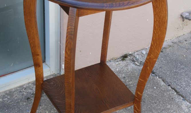 Oak Side Table 5