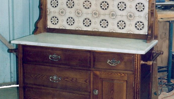 American ash washstand 11
