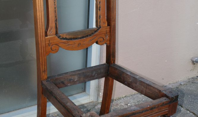 Carved Edwardian Chair 7