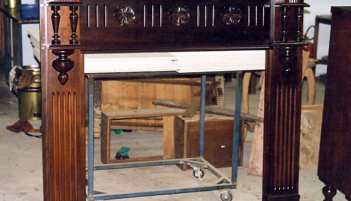 Edwardian fire place mantle 3