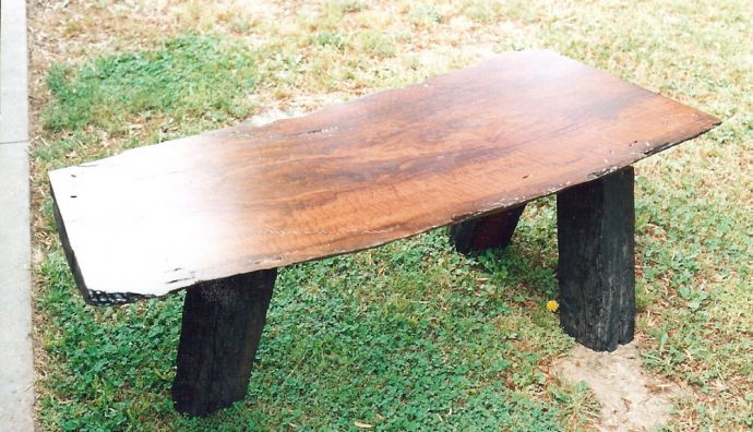 Custom Red Gum coffee table 52