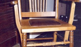 Emu pressback arm chair 31